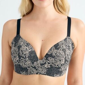 BNWT Knix WingWoman Contour Bra 48B in  limited edition Lace Peony colour